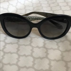 Kate Spade black sunglasses, worn only once!